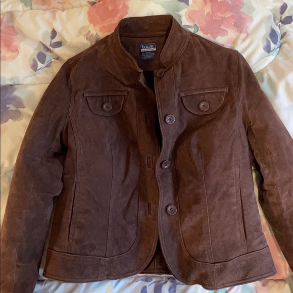 Brown Leather Jacket - Picture 3 of 6